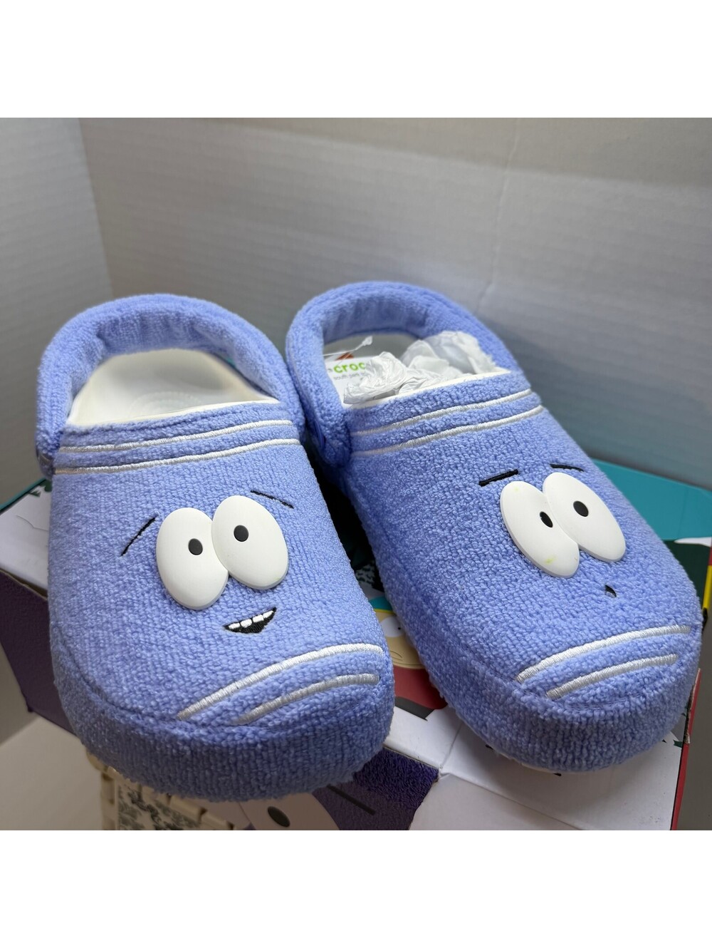 South Park Crocs Towelie Classic Clogs - Size M9/W11, Purple, New with Box